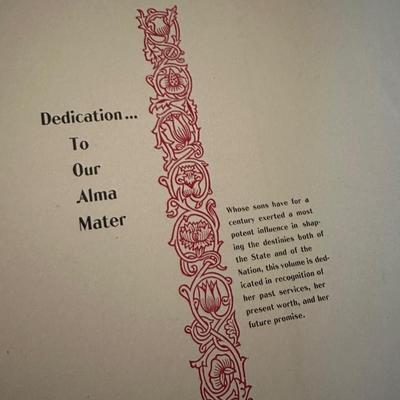 GARNET AND BLACK VINTAGE and Antique USC YEARBOOKS