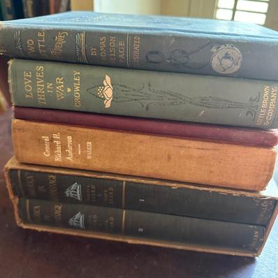 ANTIQUE BOOK LOT