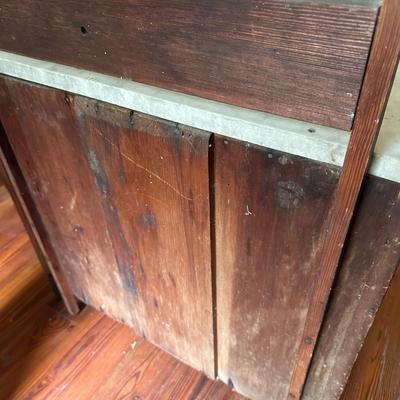 MARBLE TOP ANTIQUE WASH STAND