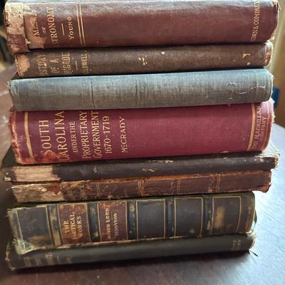 ANTIQUE BOOK LOT