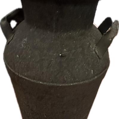 Antique milk can