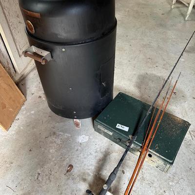 SMOKER, STOVE, FISHING GEAR