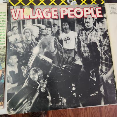 Record Albums Village People Beach Boys, Men at Work, Joe Crocker Don Mclean Leon Redbone