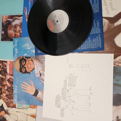 Record Albums Lot James Taylor, Joan Baez, Duke Ellington , Love Story, Mud Slide Slim