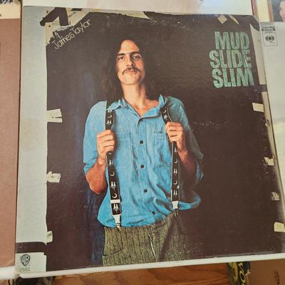 Record Albums Lot James Taylor, Joan Baez, Duke Ellington , Love Story, Mud Slide Slim