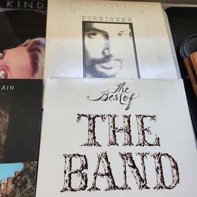 Record Albums Lot Willie Nelson Beatles Cheap Thrills Rolling Stones Zipper ,Joe Crocker The Band, Cat Stevens