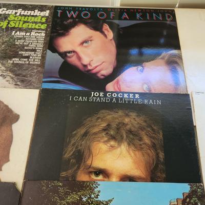 Record Albums Lot Willie Nelson Beatles Cheap Thrills Rolling Stones Zipper ,Joe Crocker The Band, Cat Stevens