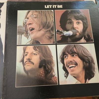 Record Albums Lot Willie Nelson Beatles Cheap Thrills Rolling Stones Zipper ,Joe Crocker The Band, Cat Stevens