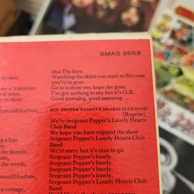 Record Albums Lot Willie Nelson Beatles Cheap Thrills Rolling Stones Zipper ,Joe Crocker The Band, Cat Stevens