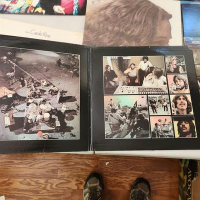 Record Albums Lot Willie Nelson Beatles Cheap Thrills Rolling Stones Zipper ,Joe Crocker The Band, Cat Stevens
