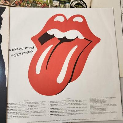 Record Albums Lot Willie Nelson Beatles Cheap Thrills Rolling Stones Zipper ,Joe Crocker The Band, Cat Stevens