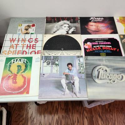 Record Albums Lot Hair, Lionel Richie, Chicago Wham, Don McLean