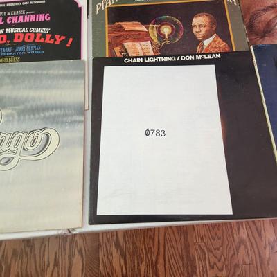 Record Albums Lot Hair, Lionel Richie, Chicago Wham, Don McLean