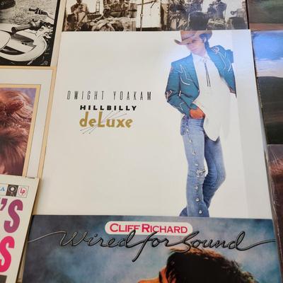 Lot Record Albums Stray Cats, Marvin Gaye Savannah Band, Gatlin Brothers Christopher Cross Blood Sweat & Tears