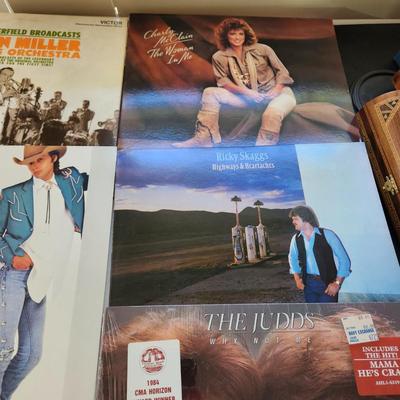 Lot Record Albums Stray Cats, Marvin Gaye Savannah Band, Gatlin Brothers Christopher Cross Blood Sweat & Tears