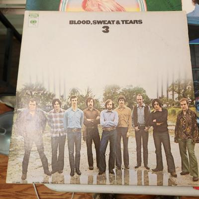 Lot Record Albums Stray Cats, Marvin Gaye Savannah Band, Gatlin Brothers Christopher Cross Blood Sweat & Tears