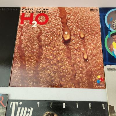 Lot of Record Albums Flashdance Tina Turner Eurythmics Cyndi Lauper