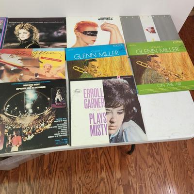 Lot of Record Albums Flashdance Tina Turner Eurythmics Cyndi Lauper