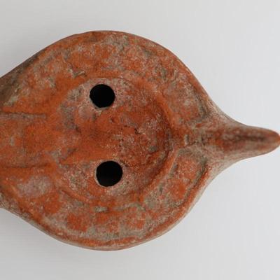 Ancient Terracotta Oil Lamp
