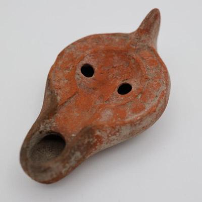 Ancient Terracotta Oil Lamp