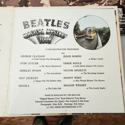 Lot of Record Albums Woodstock Beatles White Album, Magical Mystery Tour Abby Road Sgt Peppers Love Songs, Fleetwood MAc,