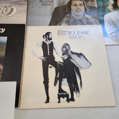 Lot of Record Albums Woodstock Beatles White Album, Magical Mystery Tour Abby Road Sgt Peppers Love Songs, Fleetwood MAc,