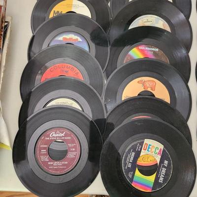 Large Lot of Records 45's