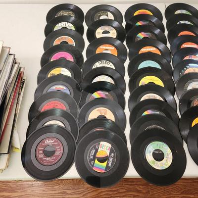 Large Lot of Records 45's