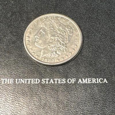 1883 S MORGAN UNCIRCULATED US COIN 1$