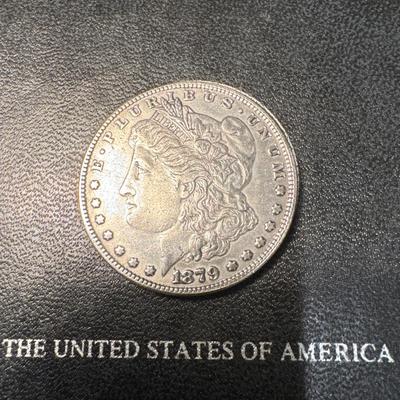 1879 S MORGAN UNCIRCULATED US COIN 1$ silver