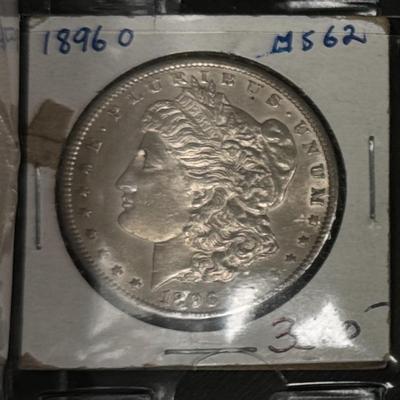 1896 P MORGAN MS62 US COIN 1$