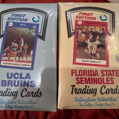Lot of 2 Factory sealed wax boxes 576 cards total NCAA FIRST EDITION 1990