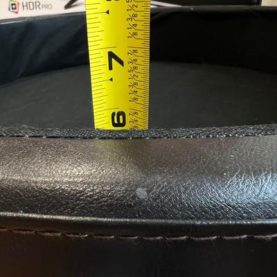 Round Storage Ottoman