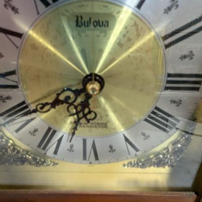 Antique Bulova Four Strike Transistor Battery Operated Clock