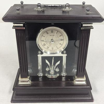 Battery Operated Wallace Carriage Mantle Quartz Clock