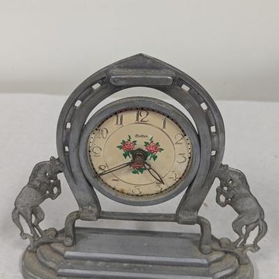 Haller Battery Operated Horse Clock