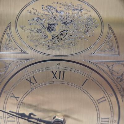 Antique Battery Berkshire Horse Hunt Foxhound Mantel Clock