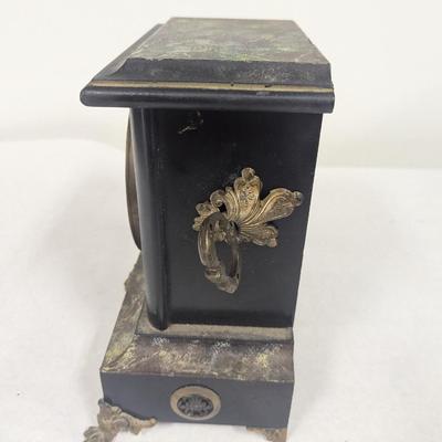 Antique Battery Operated Mantle Clock