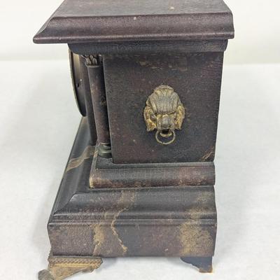 Antique Battery Operated Clock Co. Mantle Clock