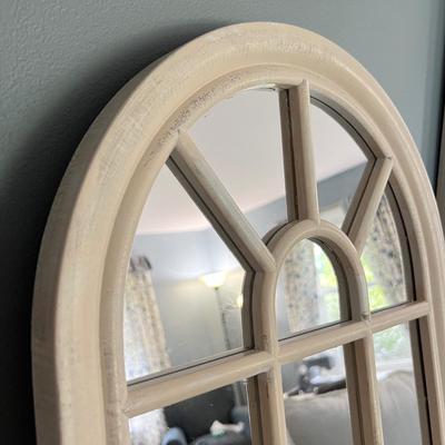 2 Cottage Style Decorative Wall Mirrors