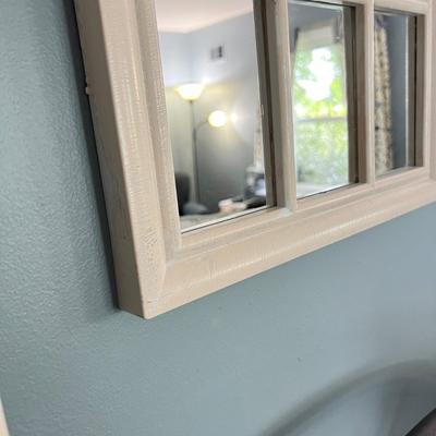 2 Cottage Style Decorative Wall Mirrors
