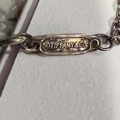 Tiffany Interlocking Circles Chain Bracelet Sterling & Gold