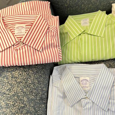 Lot of 9 Brooks Brothers Long Sleeve Mens Shirts