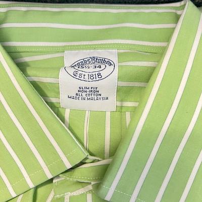 Lot of 9 Brooks Brothers Long Sleeve Mens Shirts