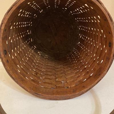 Vintage Basketville Round handled basket