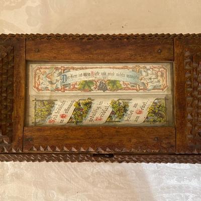19th century “Tramp Art” box