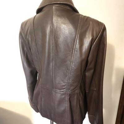 Lot #55 Preston & York Dark Brown Lamb Skin Jacket - Size Small