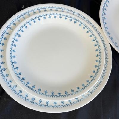 Corelle dishes Snowflake garland