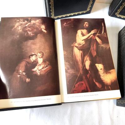 Lot #60L 4 Volume Set Butler's Lives of the Saints - Catholic - 1965 Color Plates