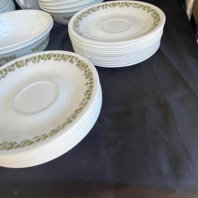 Large Corelle Crazy Daisy set